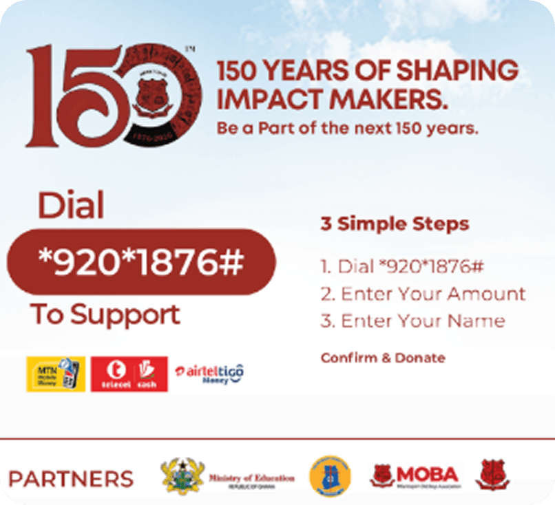150th Anniversary Fund Raising - USSD Code